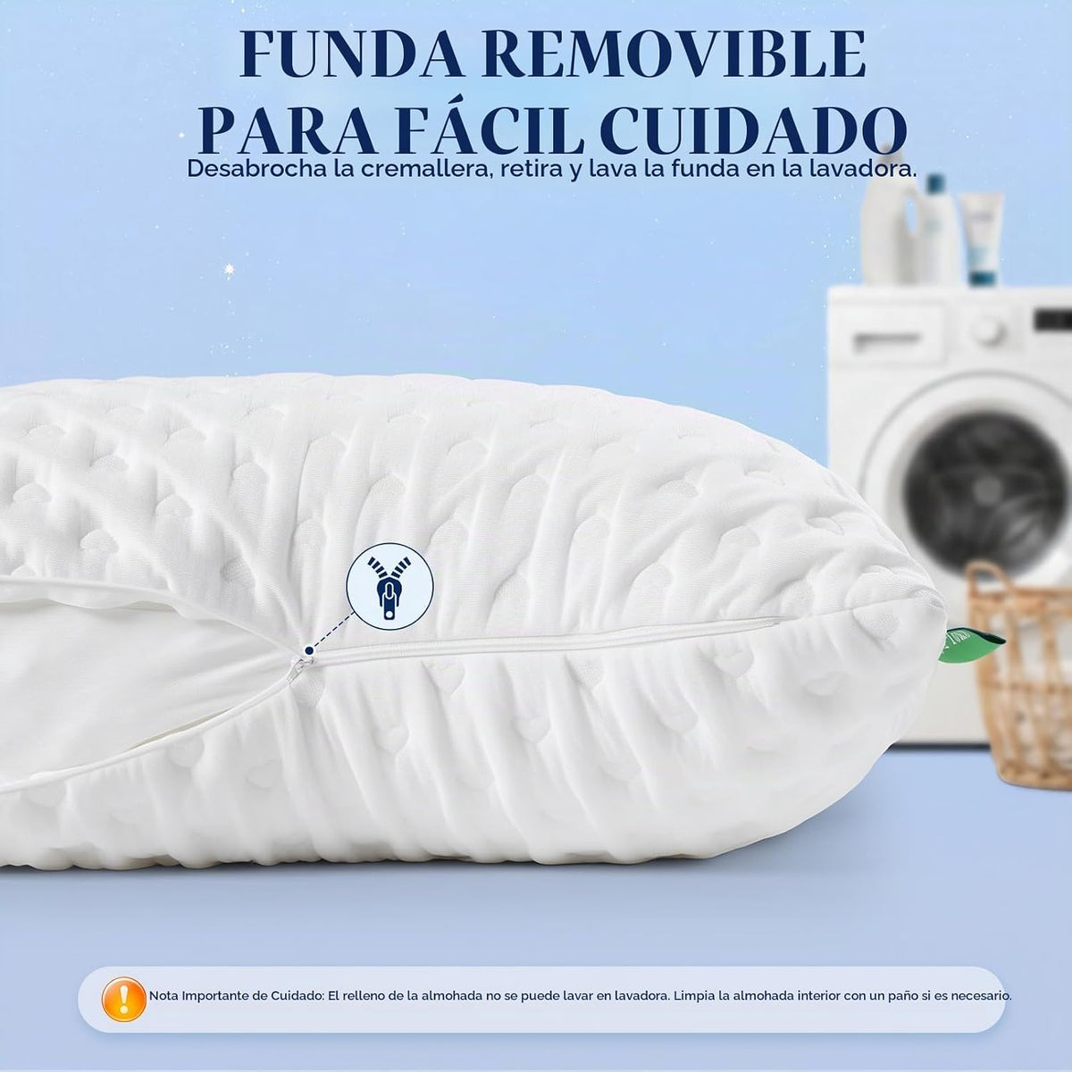 btasleeep Almohadas para dormir de lado para comodidad de cuello y...