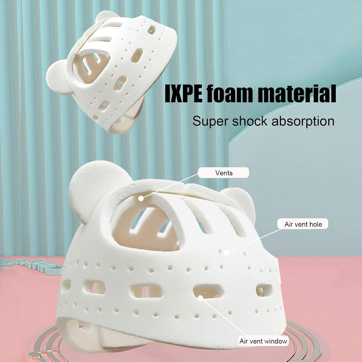 Ocanoiy Casco infantil para bebé Protector de cabeza para niño pequ...