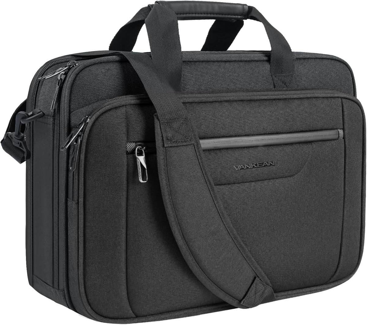 VANKEAN Laptop Briefcase Fits 15.6"-16" Laptop Slim Expandable Shou...