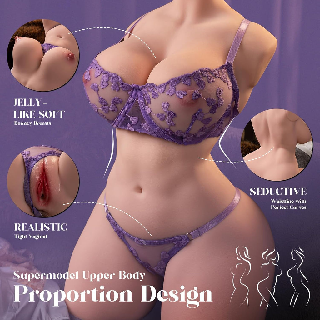 Sexpower Muñeca sexual femenina realista de tamaño real de 30 libra...