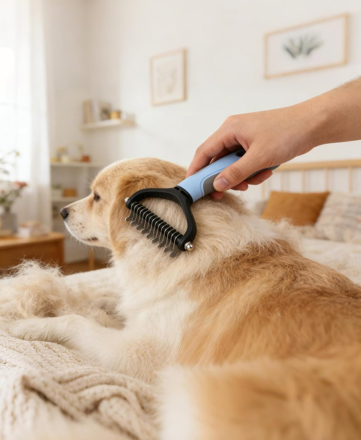 Kit de aseo para gatos y perros, removedor de pelo mate para gatos,...