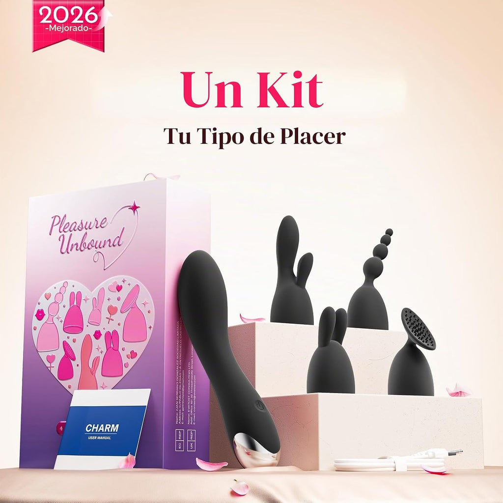MOOLIGIRL Kits de vibrador de consolador, juguetes sexuales para mu...