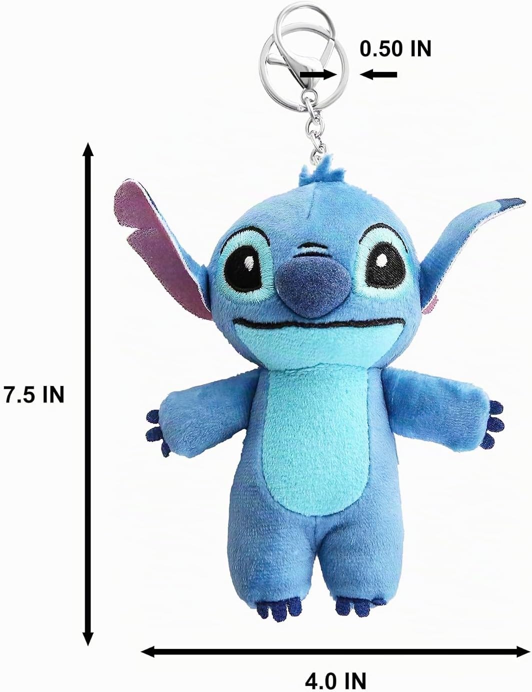 SALLY ROSE Llavero Stitch Peluche Licencia Oficial | Llaveros de Di...
