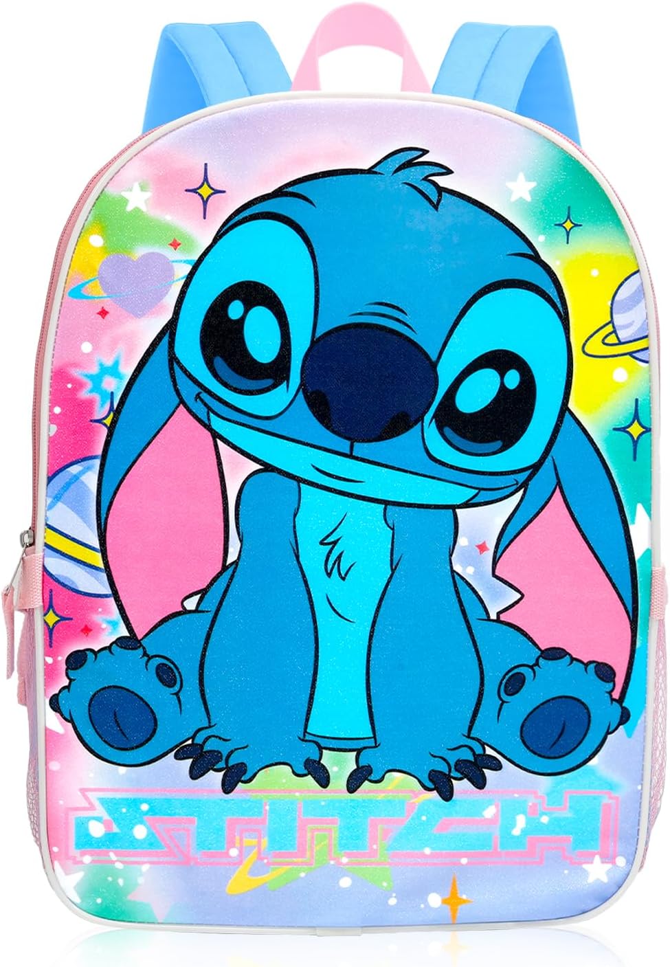 Stitch &amp; Angel - Mochila con lonchera para niños y más | Bolsa...