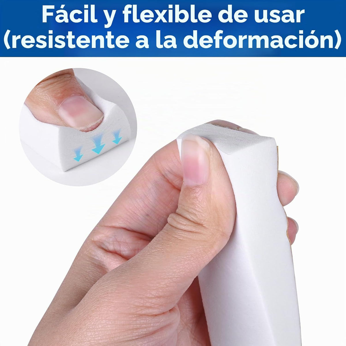 Kikerike Cinta de Espuma Autoadhesiva Burlete de 1\/2 pulgada x 1\/...