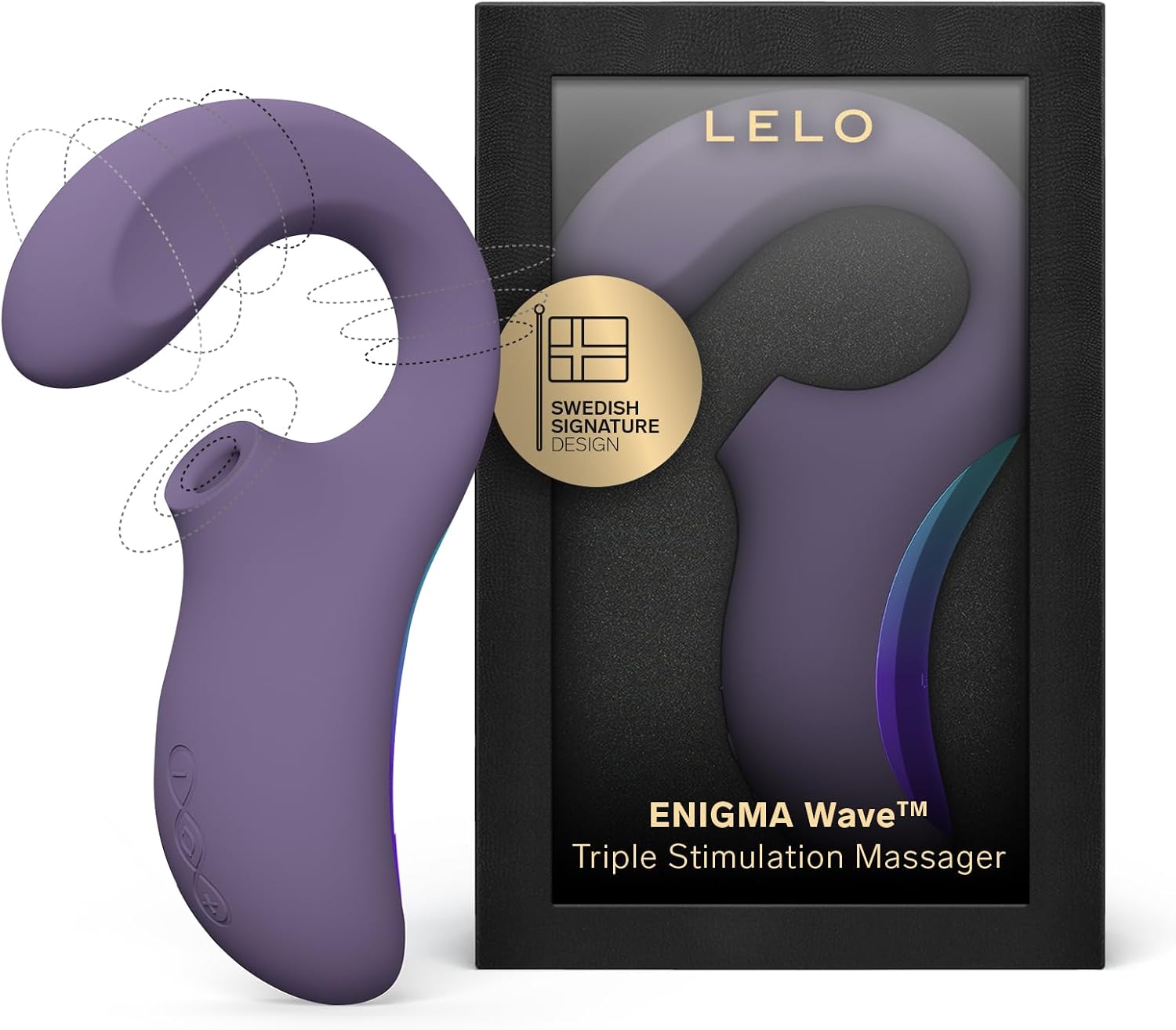LELO Enigma Wave Vibrador de triple estimulación para mujeres, vibr...