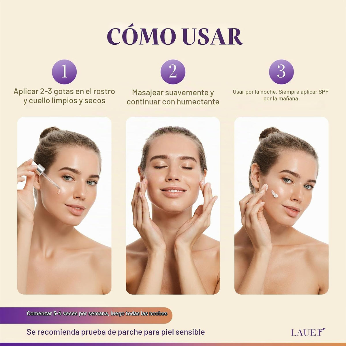 Bakuchiol - Suero de retinol para cara con vitamina C ácido hialuró...