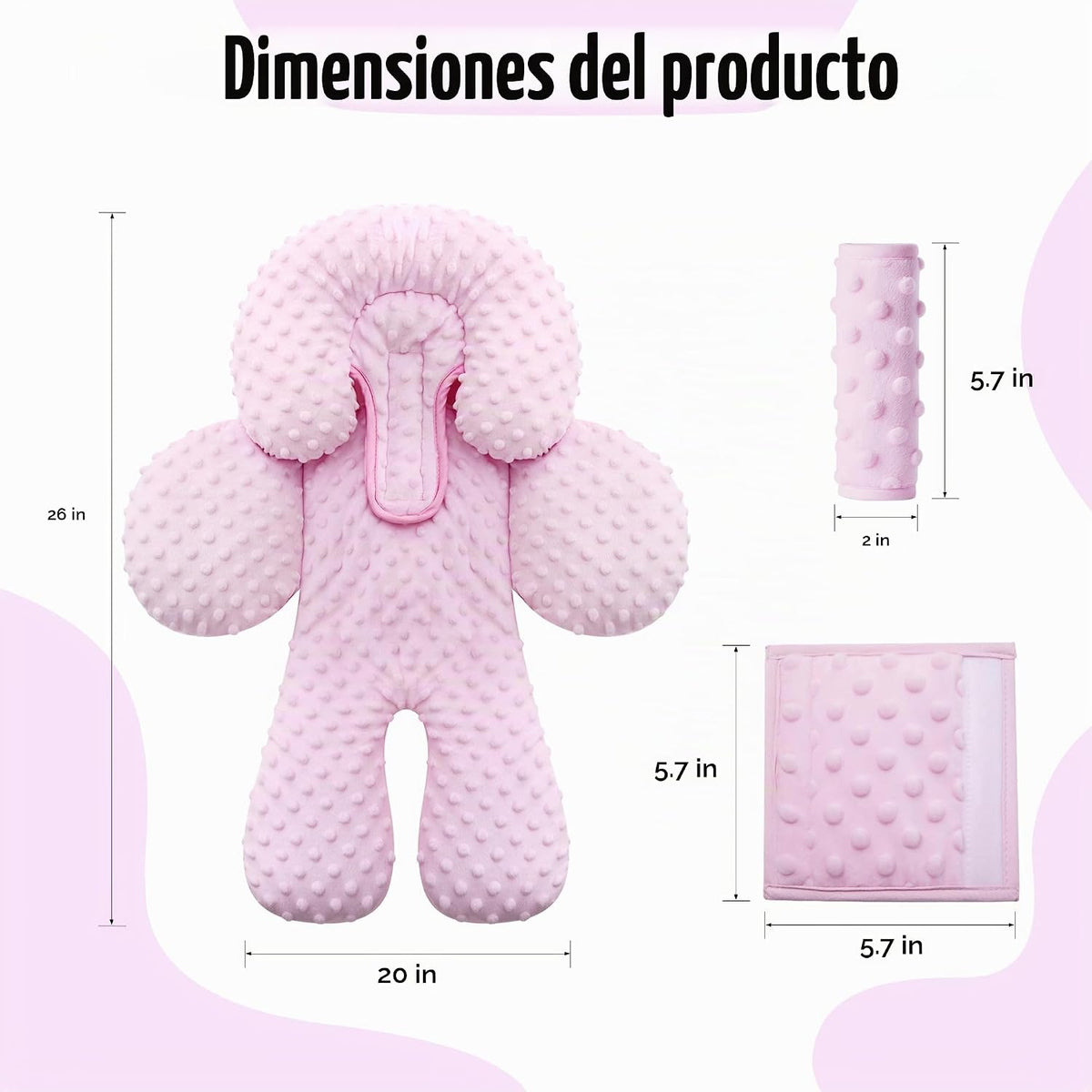Pro Goleem Soporte para la cabeza y el cuello del asiento de automó...