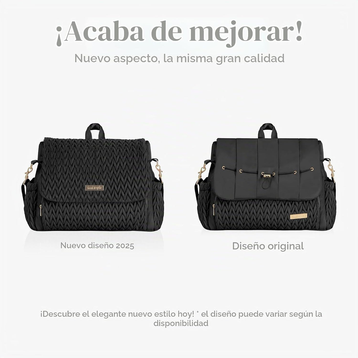 Hannah &amp; Sophia Belle - Mochila y bolsa convertible para pañale...