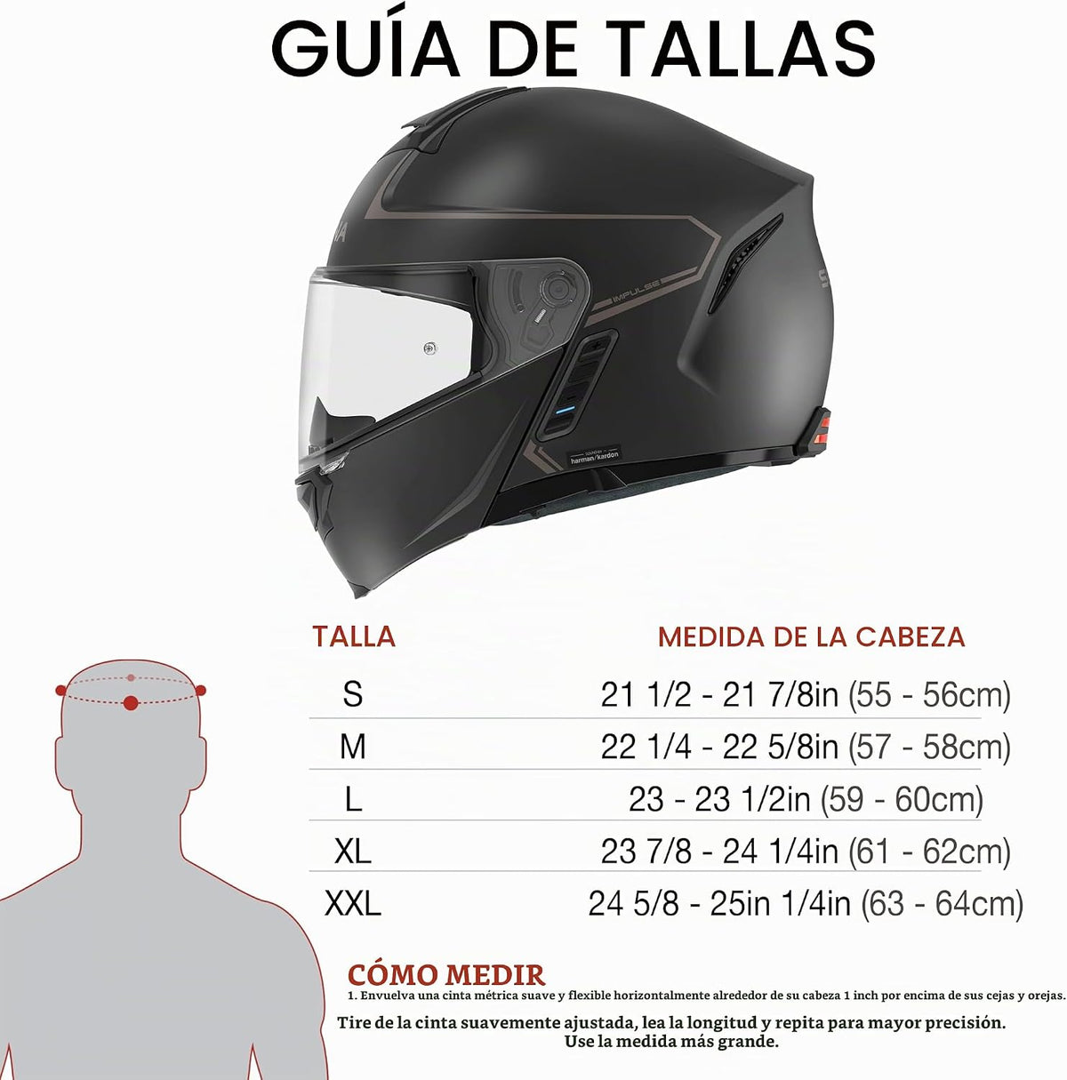 Sena Impulse DOT Casco de motocicleta modular con Bluetooth abatibl...