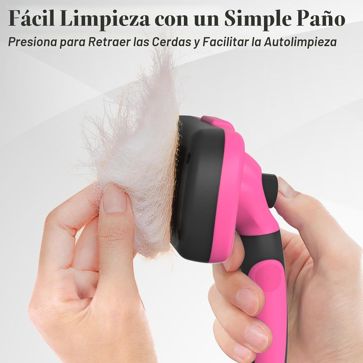 Swihauk Cepillo deslizante de autolimpieza para perros y gatos \u20...