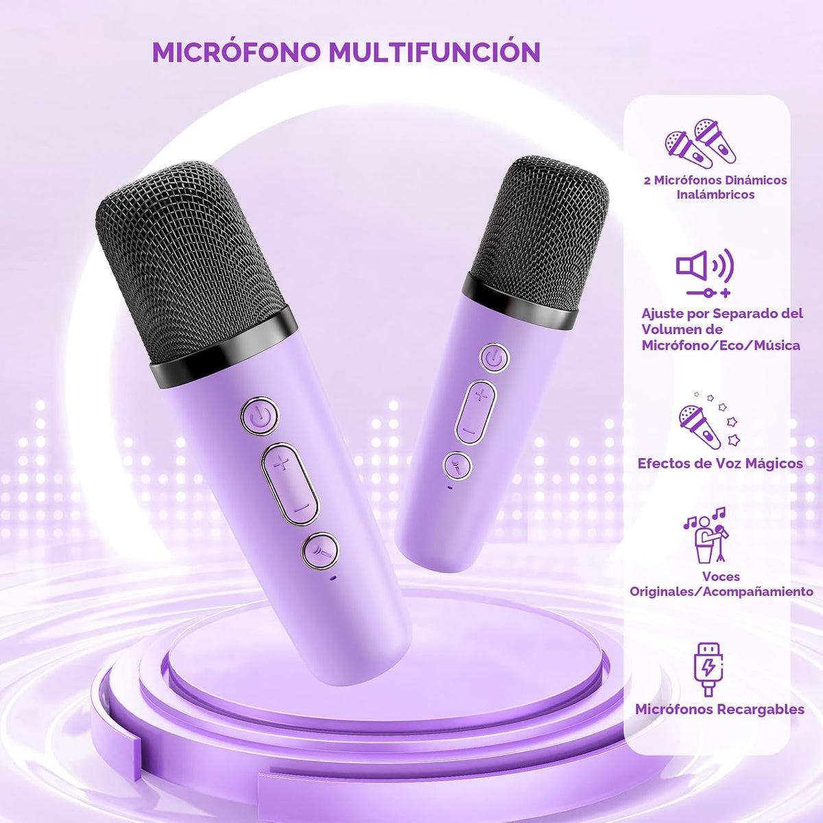 YLL - Máquina de karaoke para niños, regalos de cumpleaños para niñ...