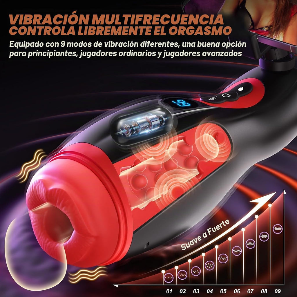 Masturbador Masculino Juguetes Sexuales para Hombres - Soporte para...