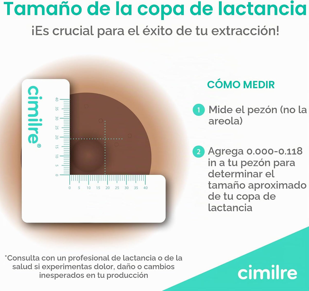 Extractor de leche eléctrico doble recargable ajustable Cimilre S6+...