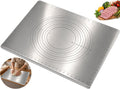Guplai Tabla de cortar de acero inoxidable 304 con borde para cocin...