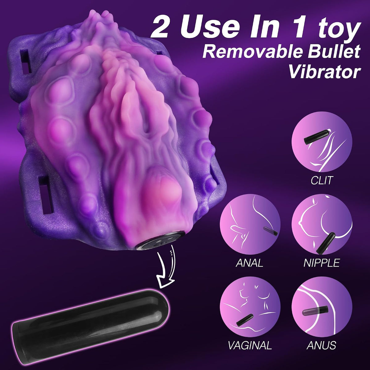 Juguete sexual con amoladora vibradora para montar, 10 modos, jugue...