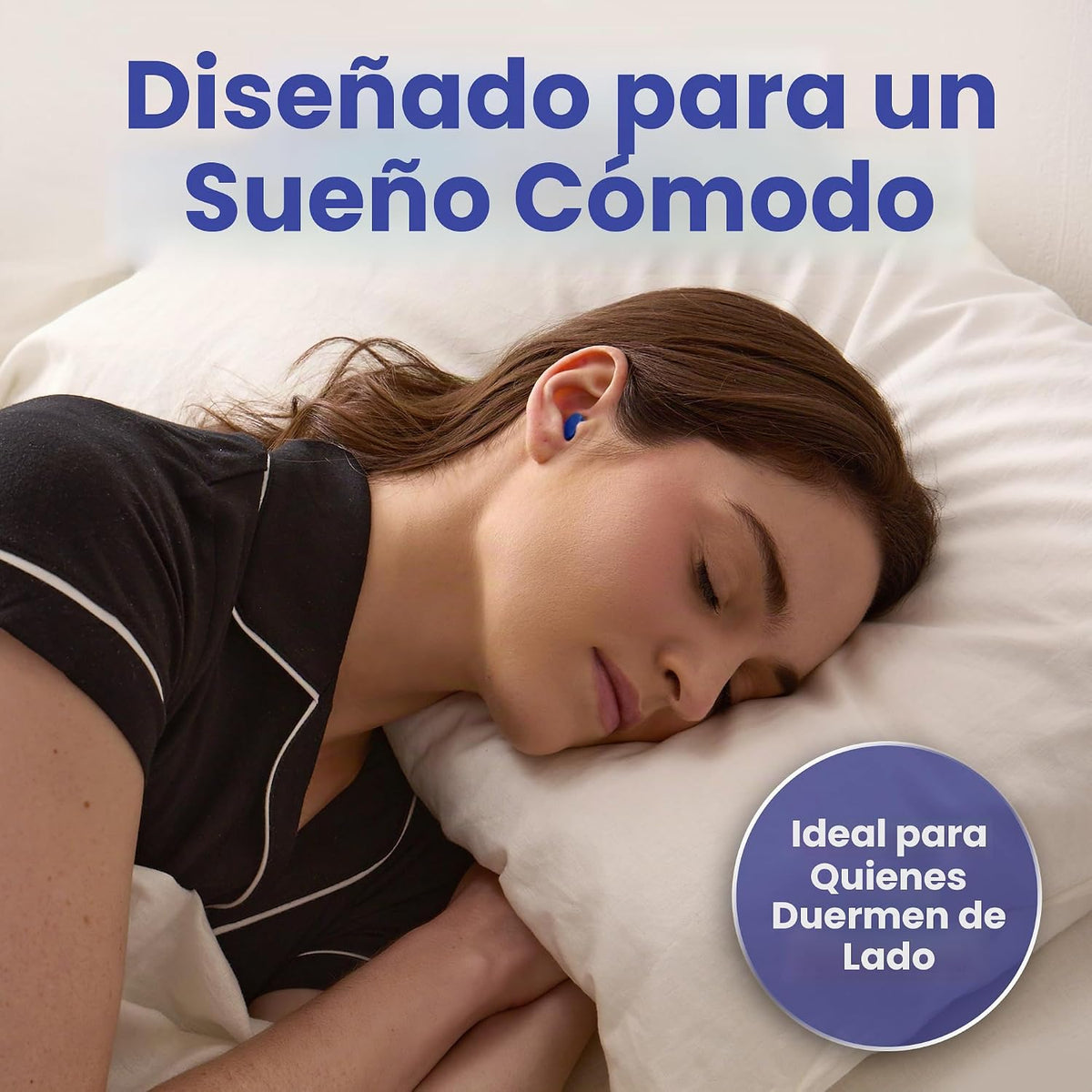SnoozePlugs Tapones para los oídos de espuma ultra suave para dormi...