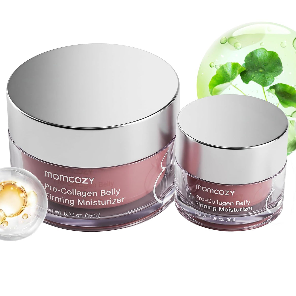 Momcozy Set de crema de aceite para el vientre, loción reafirmante...