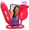 MOOLIGIRL Vibrador de empuje de juguete rosa, control de aplicación...