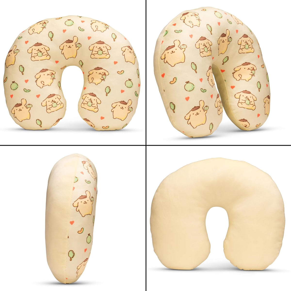 Sanrio Pompompurin - Almohada de viaje para el cuello, suave y cómo...