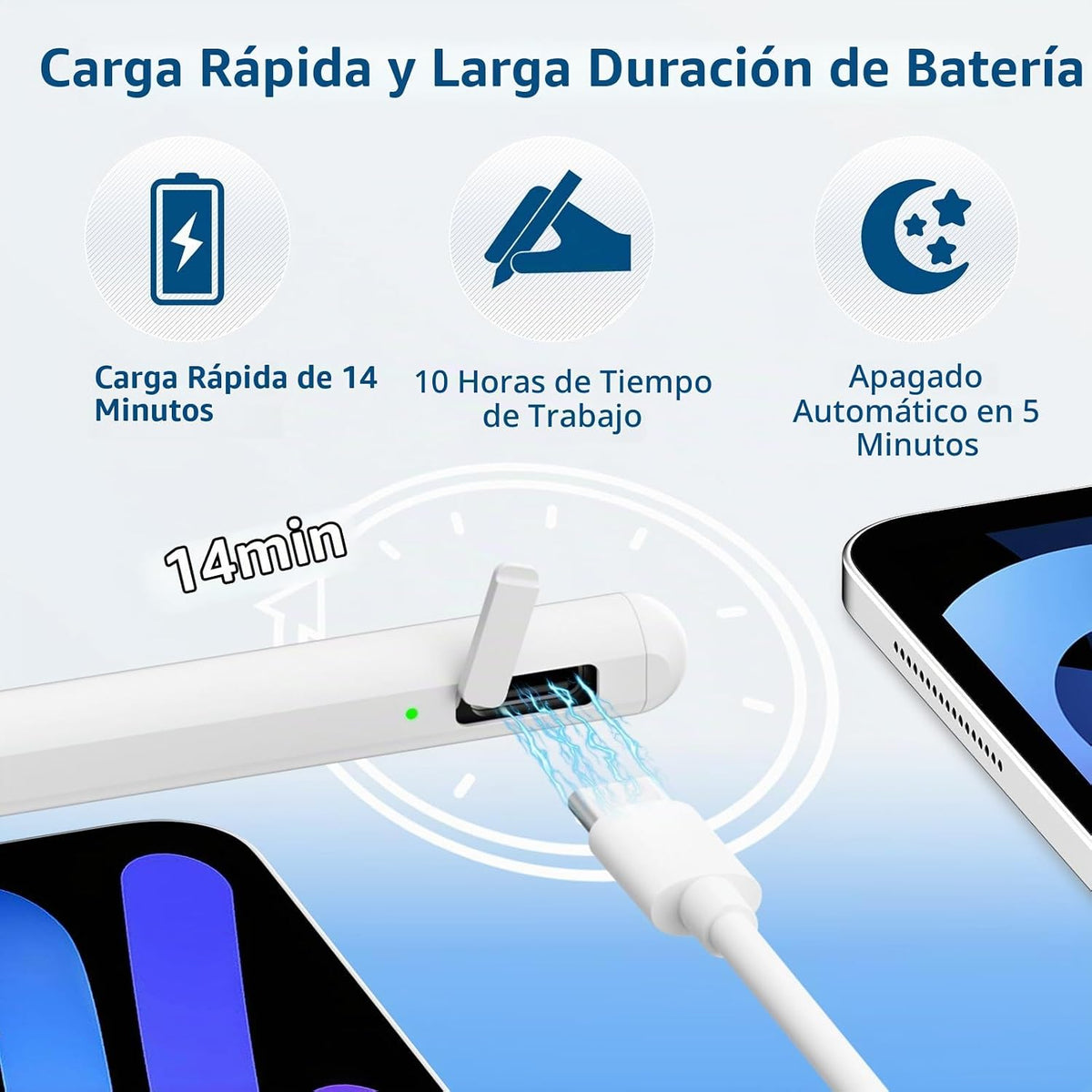 Uogic Lápiz óptico con función de acceso directo, lápiz activo para...