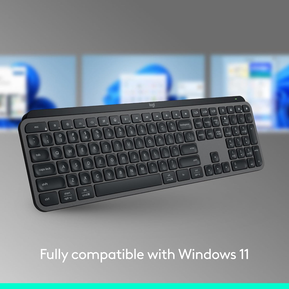Logitech MX Keys S Teclado Inalámbrico Perfil Bajo Fluido Preciso -...