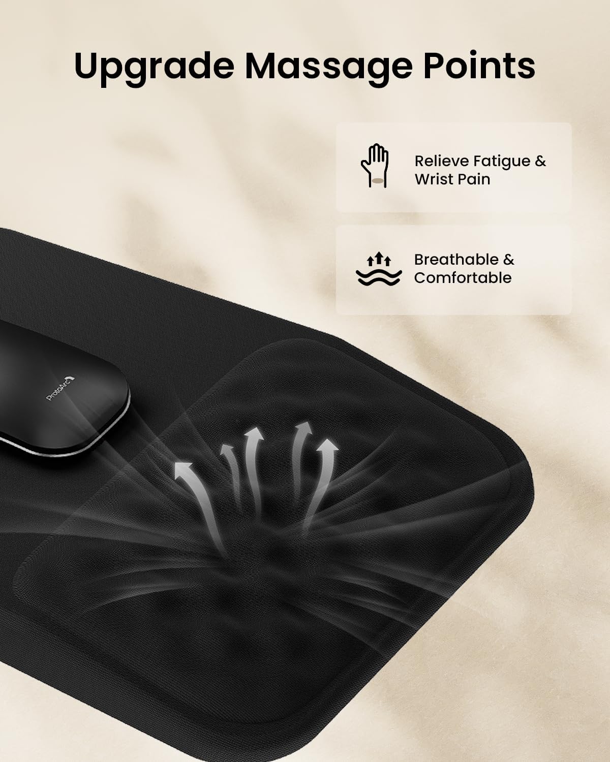 ProtoArc EK01 Plus Teclado ergonómico Bluetooth retroiluminado verd...