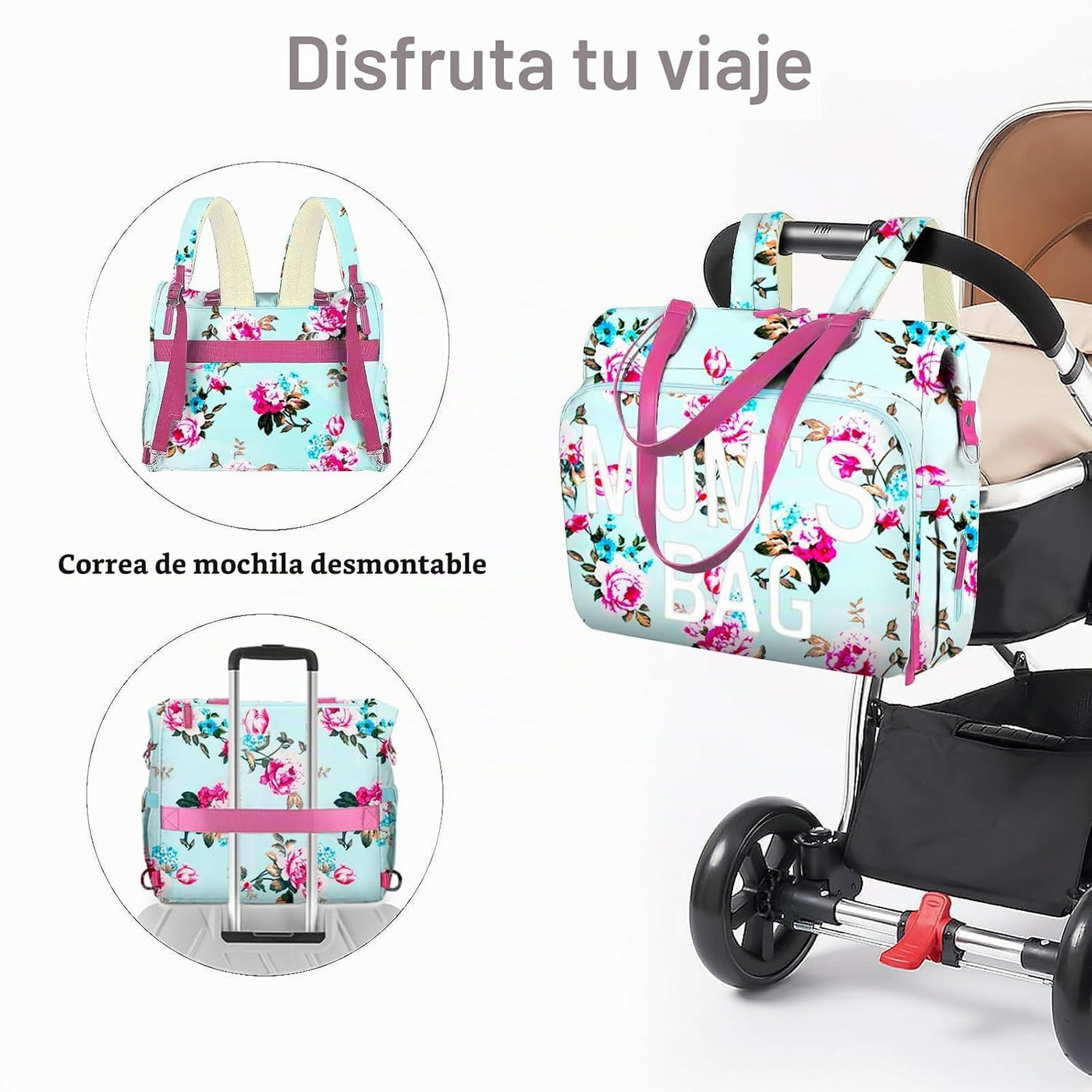 Pripher Bolsa de Pañales Tipo Tote, Bolsas de Mamá y Bebé para Hosp...