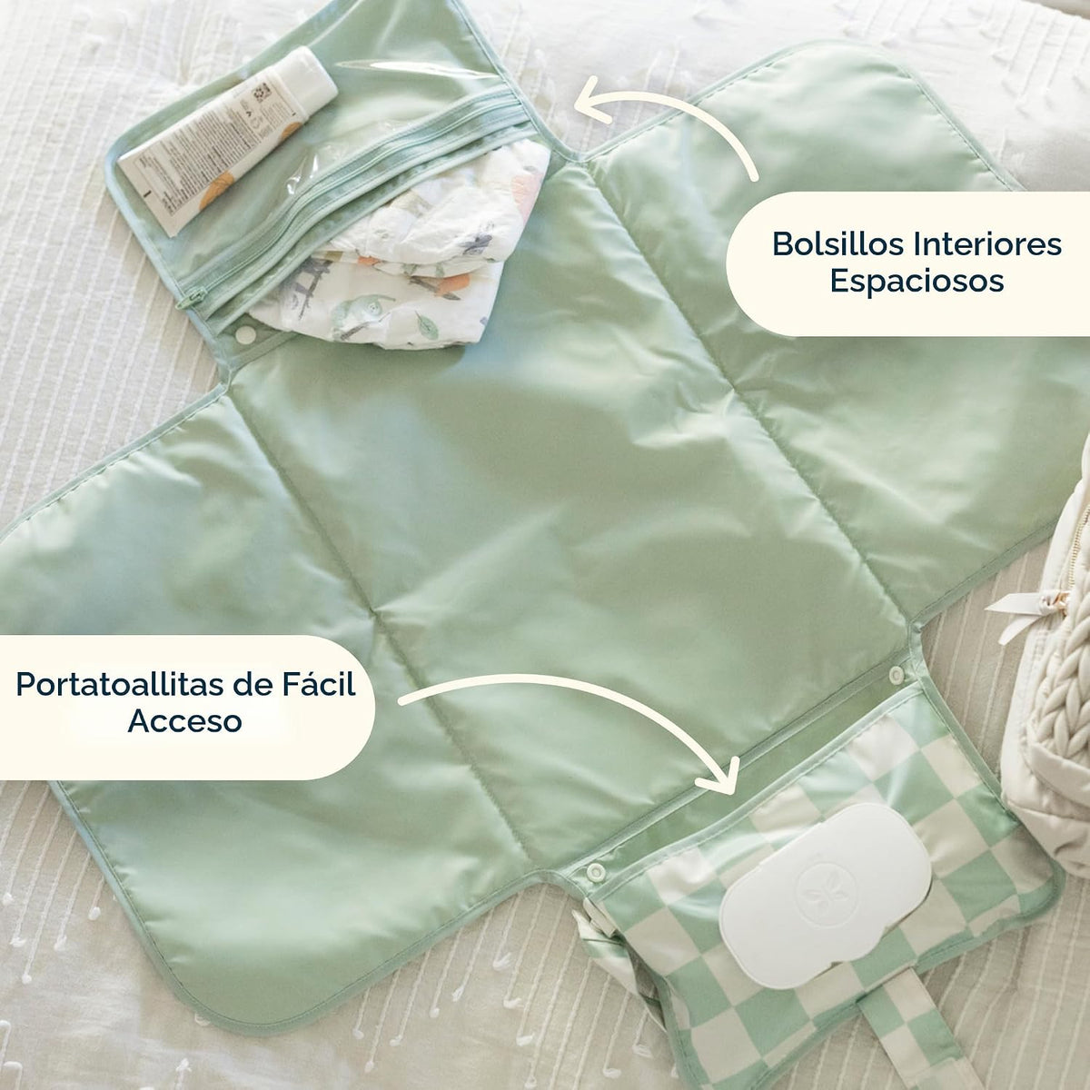 Tiny Twinkle - Cambiador de pañales portátil | Cambiador de pañales...