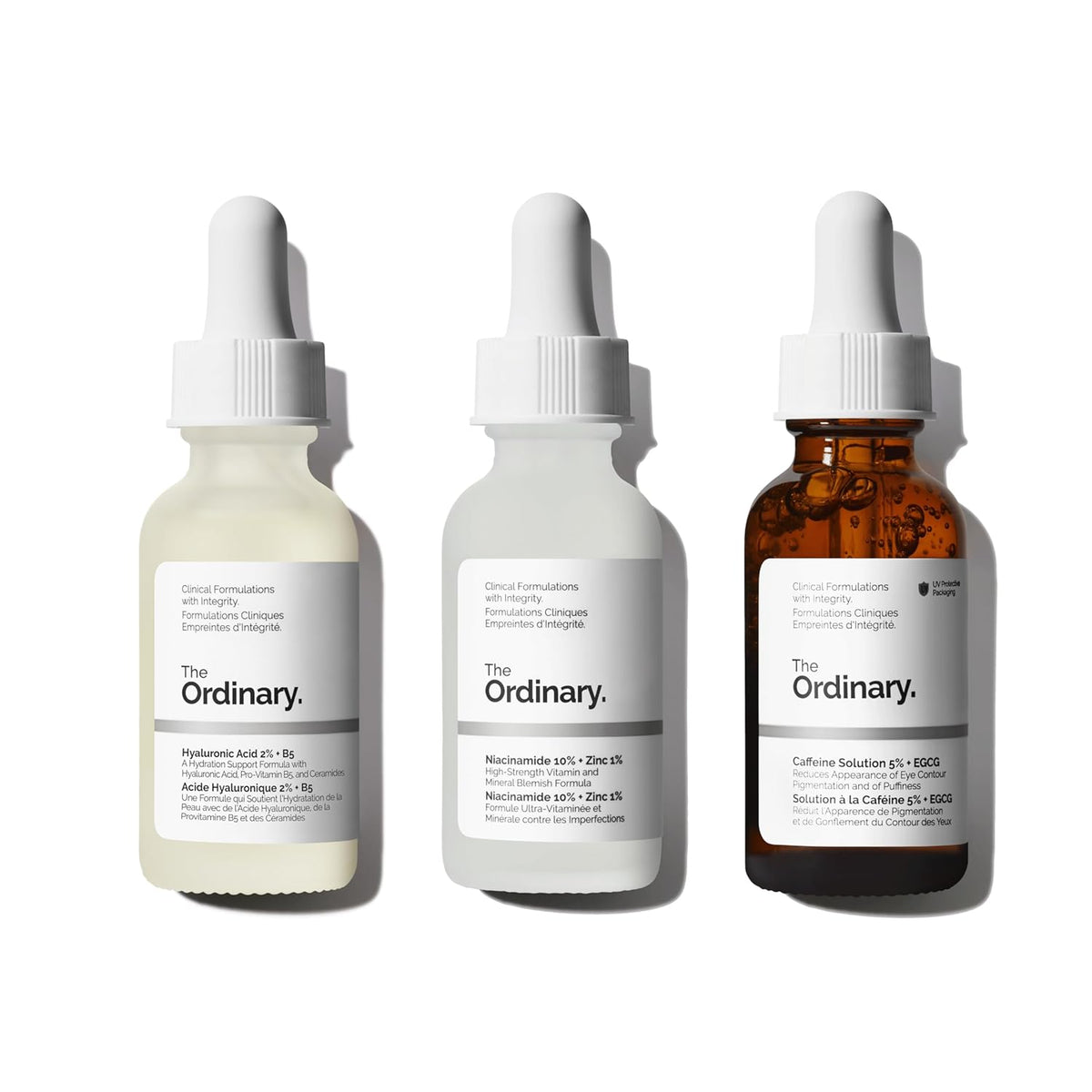 The Ordinary Set favorito de suero: ácido hialurónico 2% + B5, niac...