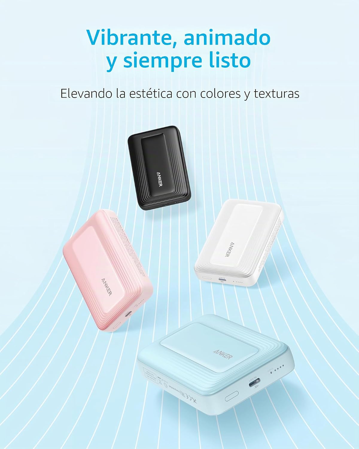 Anker Zolo - Banco de energía magnético, cargador portátil Magsafe...
