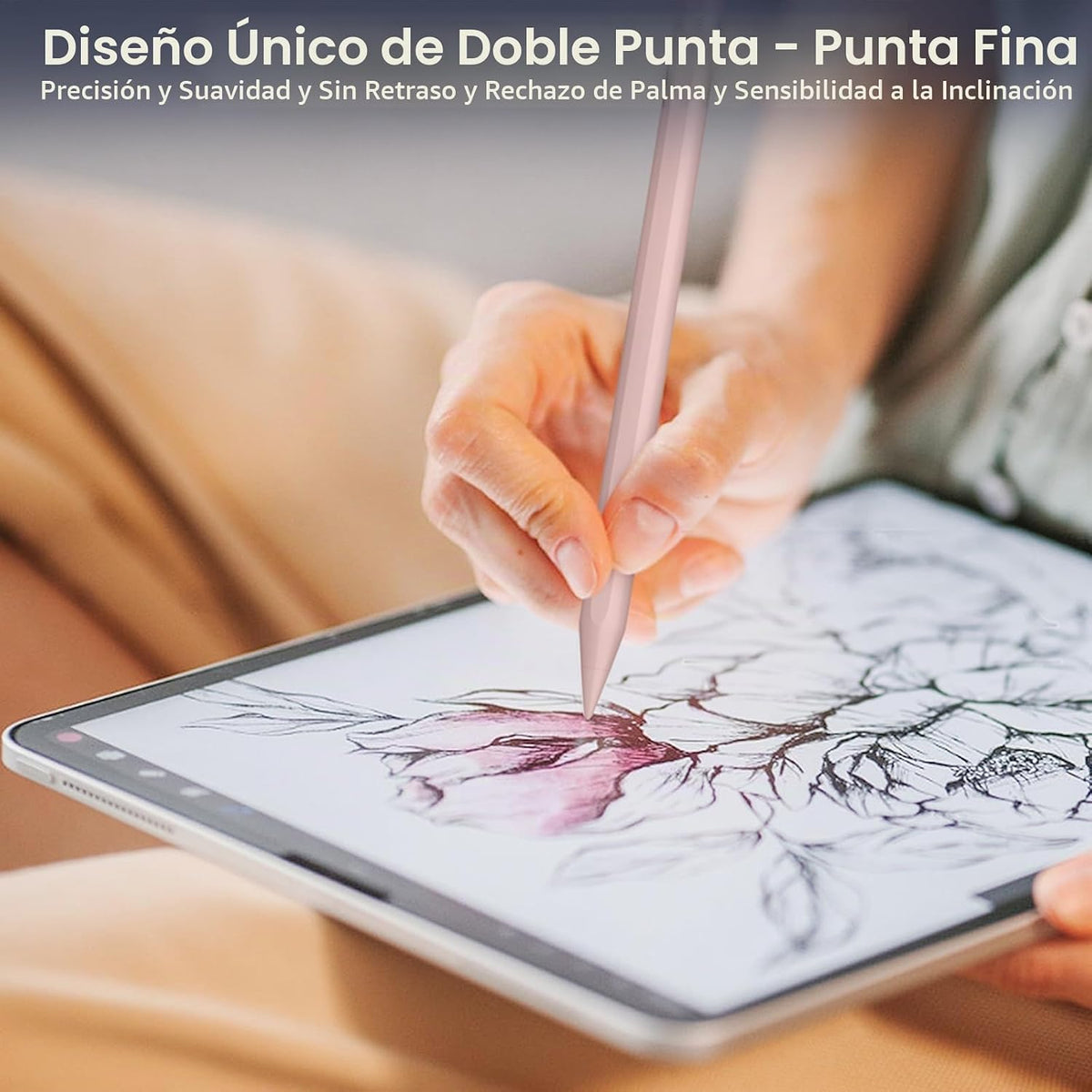 Lápiz óptico para iPad, lápiz de carga rápida de 13 minutos para Ap...