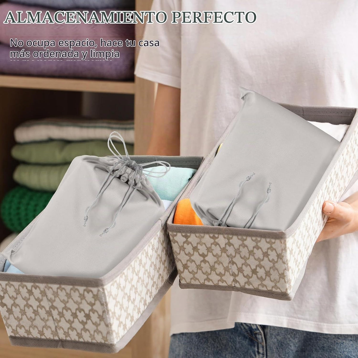 Weewooday 12 bolsas de juguetes para adultos de satén gris con cord...