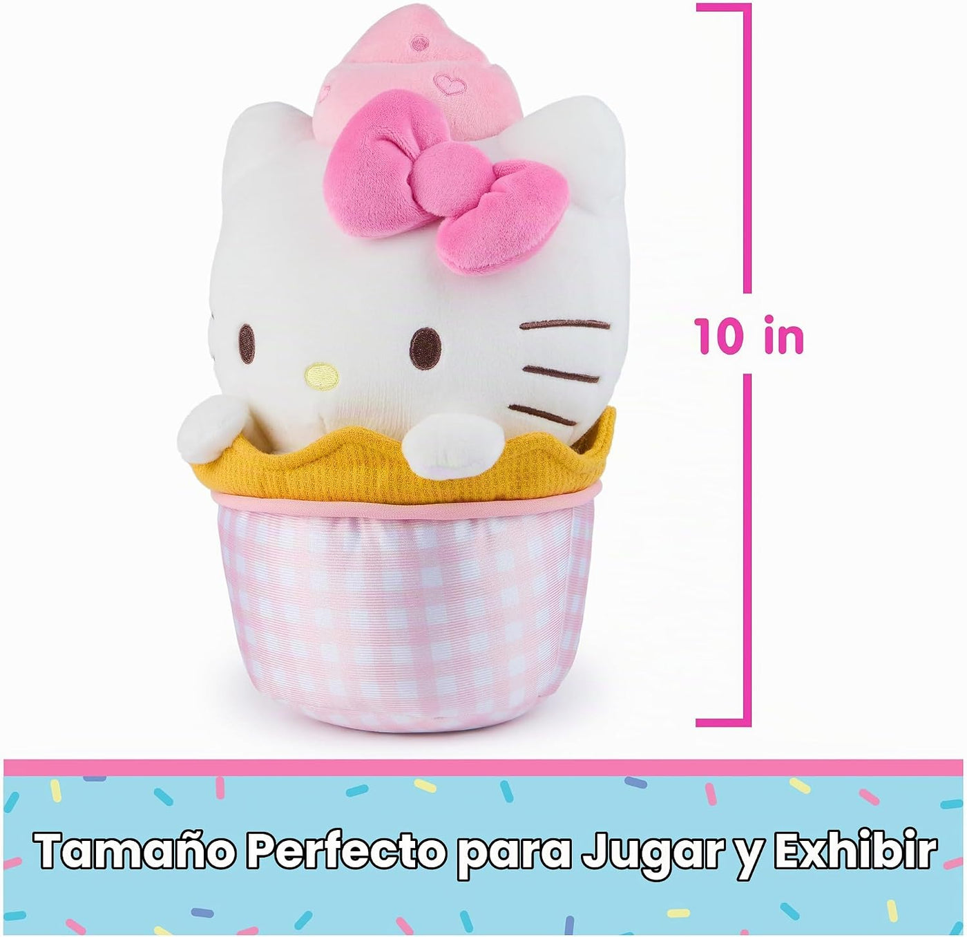 GUND Sanrio - Peluche oficial de Helado Hello Kitty, animal de pelu...