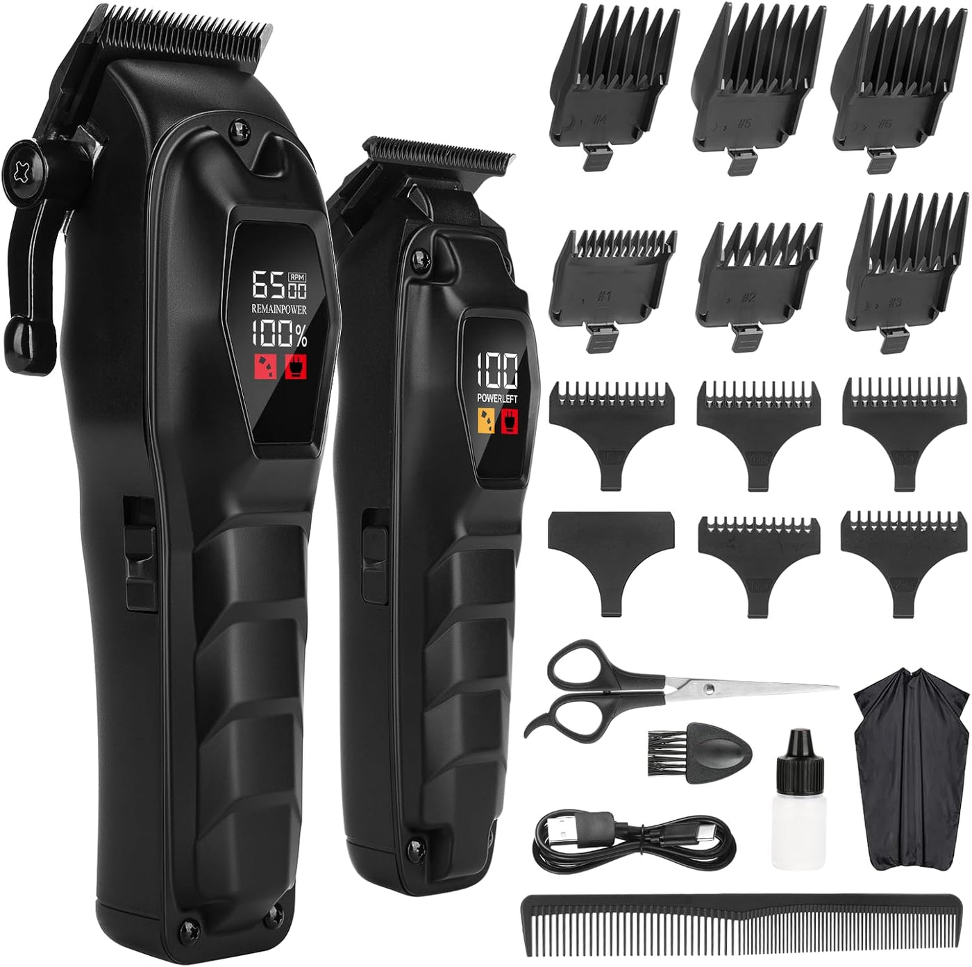 Cortapelos para hombres, recortadora de pelo profesional, potente r...