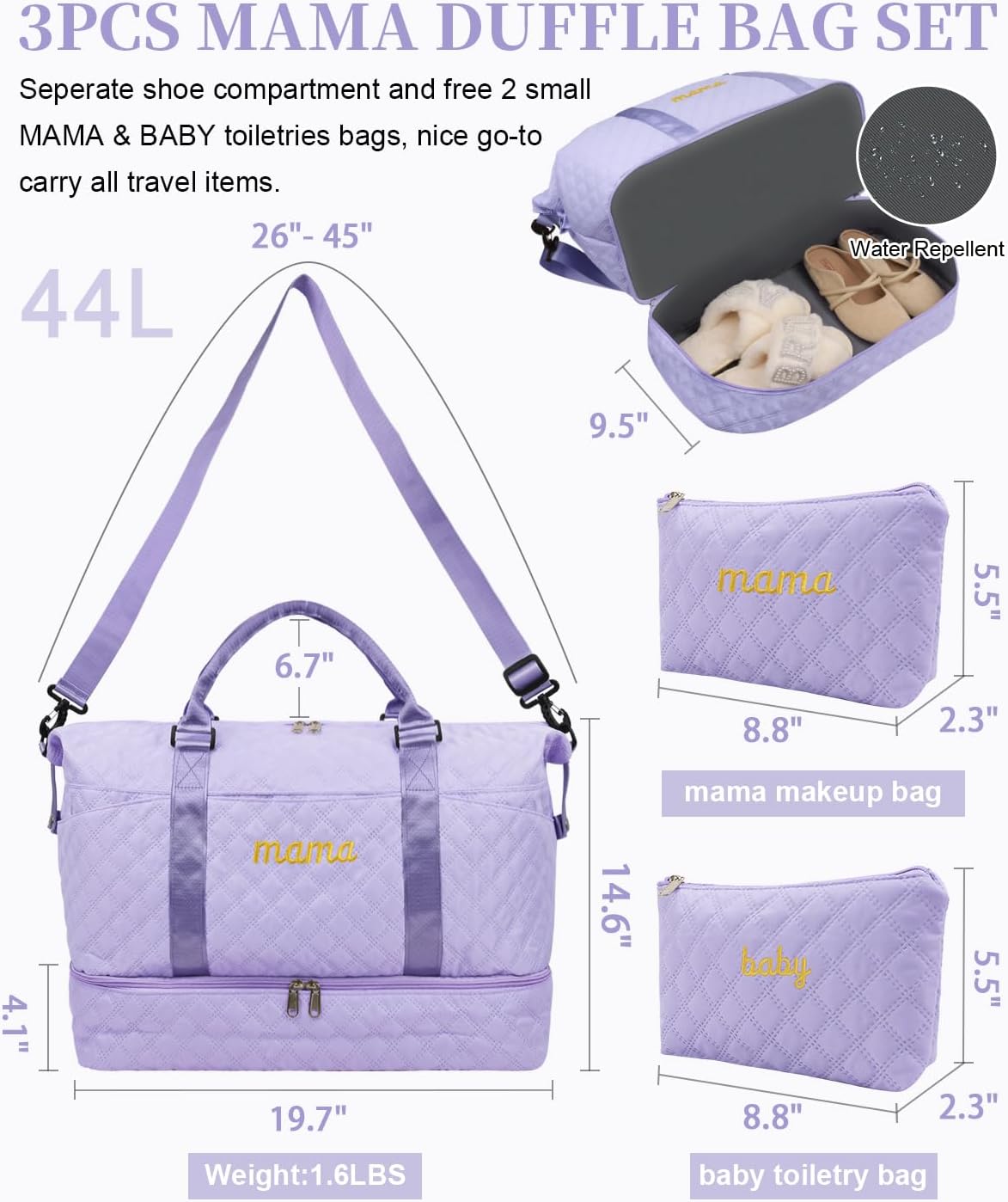 Mama Baby - Bolsa de hospital para embarazo, esencial para mujeres,...