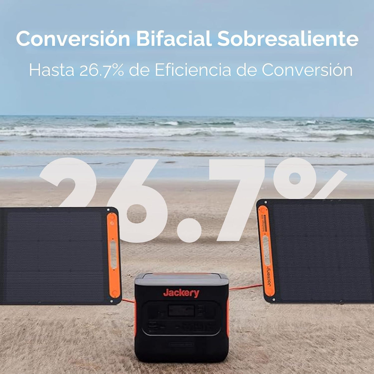Jackery SolarSaga - Panel solar portátil de 200 W, paneles solares...