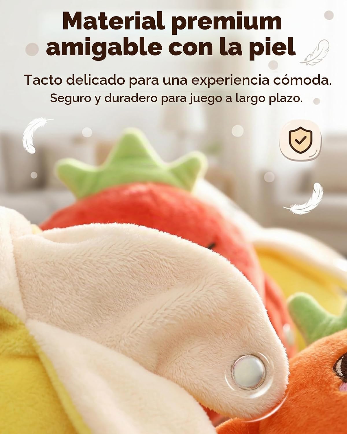 YXuan Juguete sensorial musical de felpa suave, juguete de peluche...