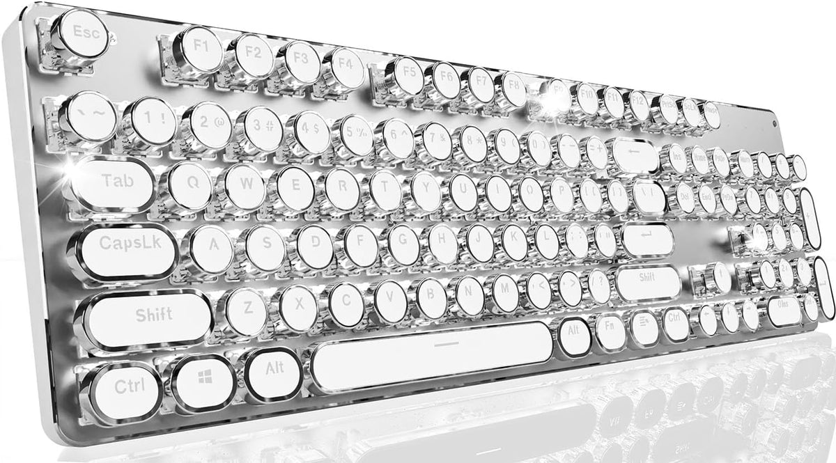 SEUNKWANG EWEADN TK950 Teclado de máquina de escribir inalámbrico m...