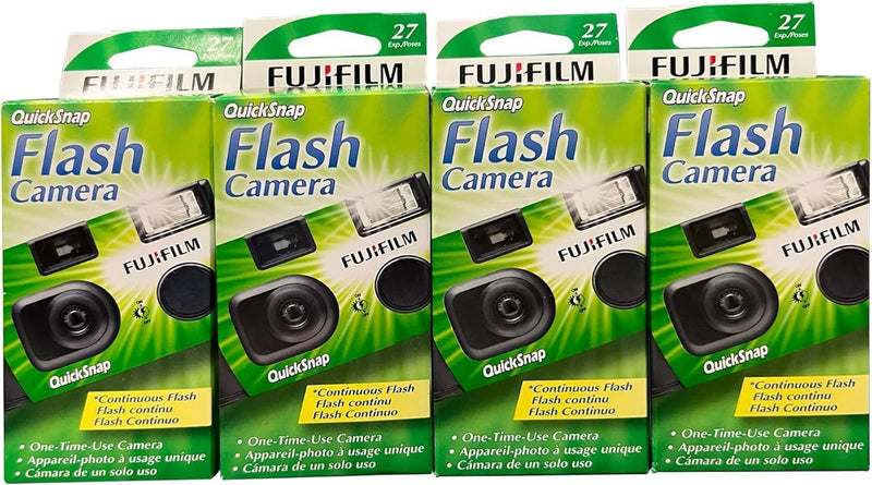 Fujifilm QuickSnap Flash 400 - Cámara de 1.378 in con flash, 27 Exp...