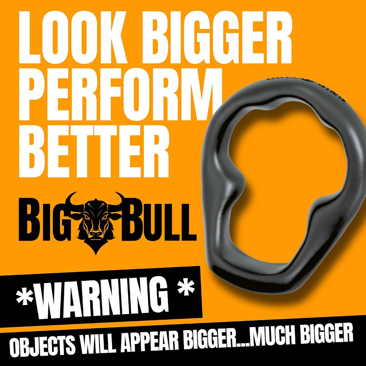 BigBull by BULLRING - Anillo de silicona para pene y bola - 6 punto...