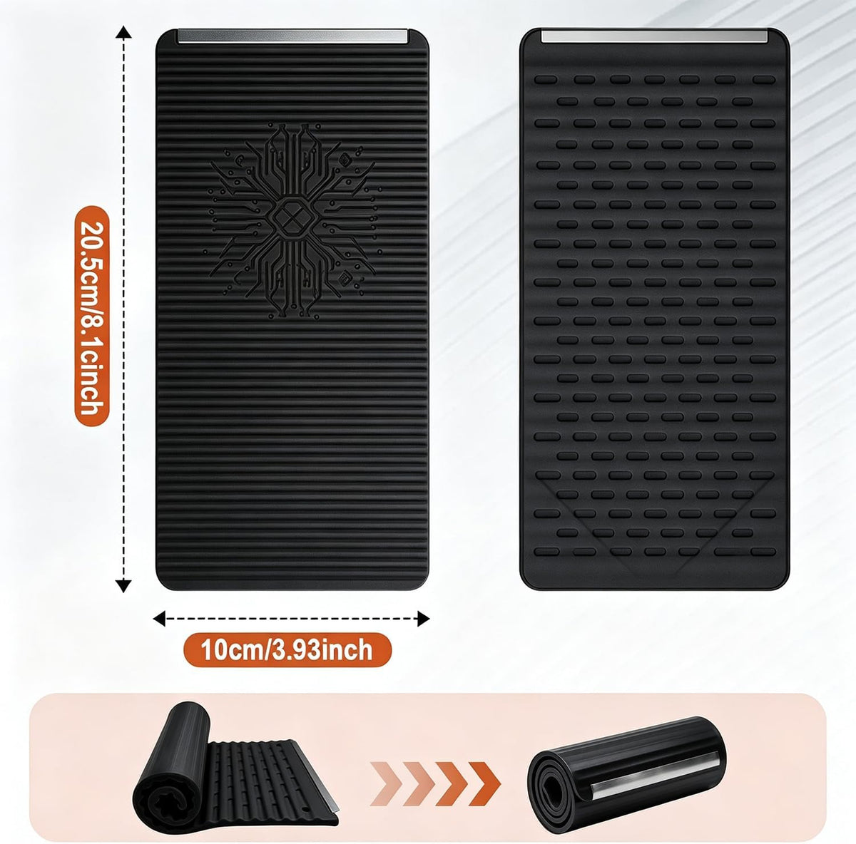 1 soporte de silicona flexible para teléfono, soporte plegable y aj...