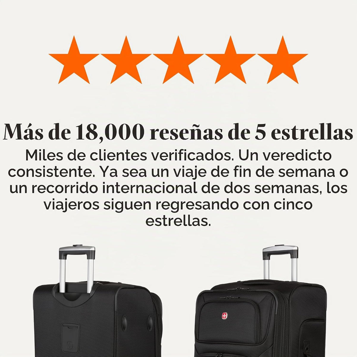 SwissGear Sion de Lado Blando Expandible, Negro