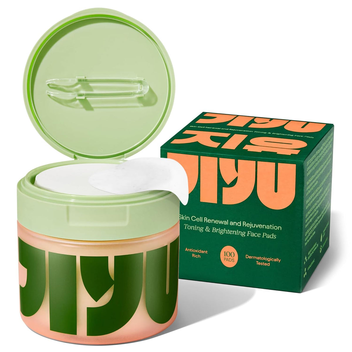 JIYU Almohadillas de esmalte tonificante \u2013 Cuidado de la piel...