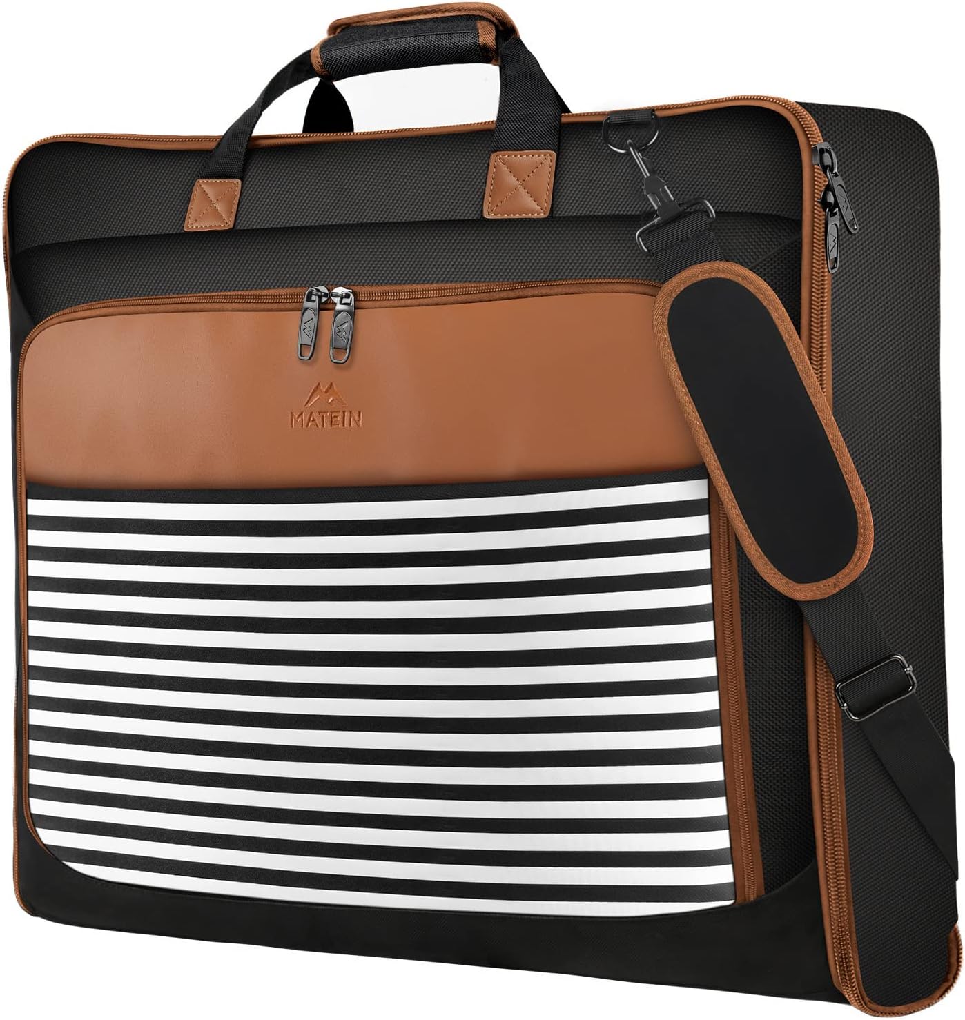 MATEIN Bolsa de traje para llevar en cabina, bolsa de traje con cor...