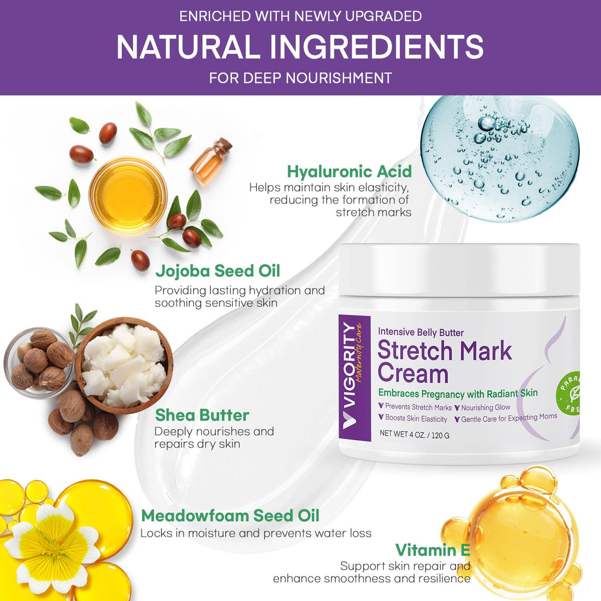 VIGORITY Body Balance Duo - Crema para estrías + crema de apoyo de...