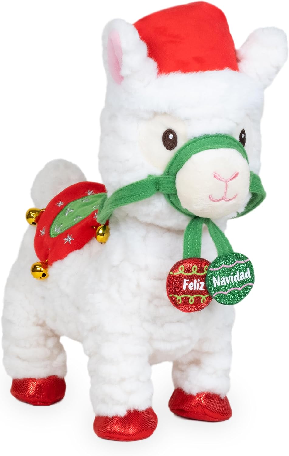 Cuddle Barn - Navidad Nico | Juguete de llama de peluche musical pa...