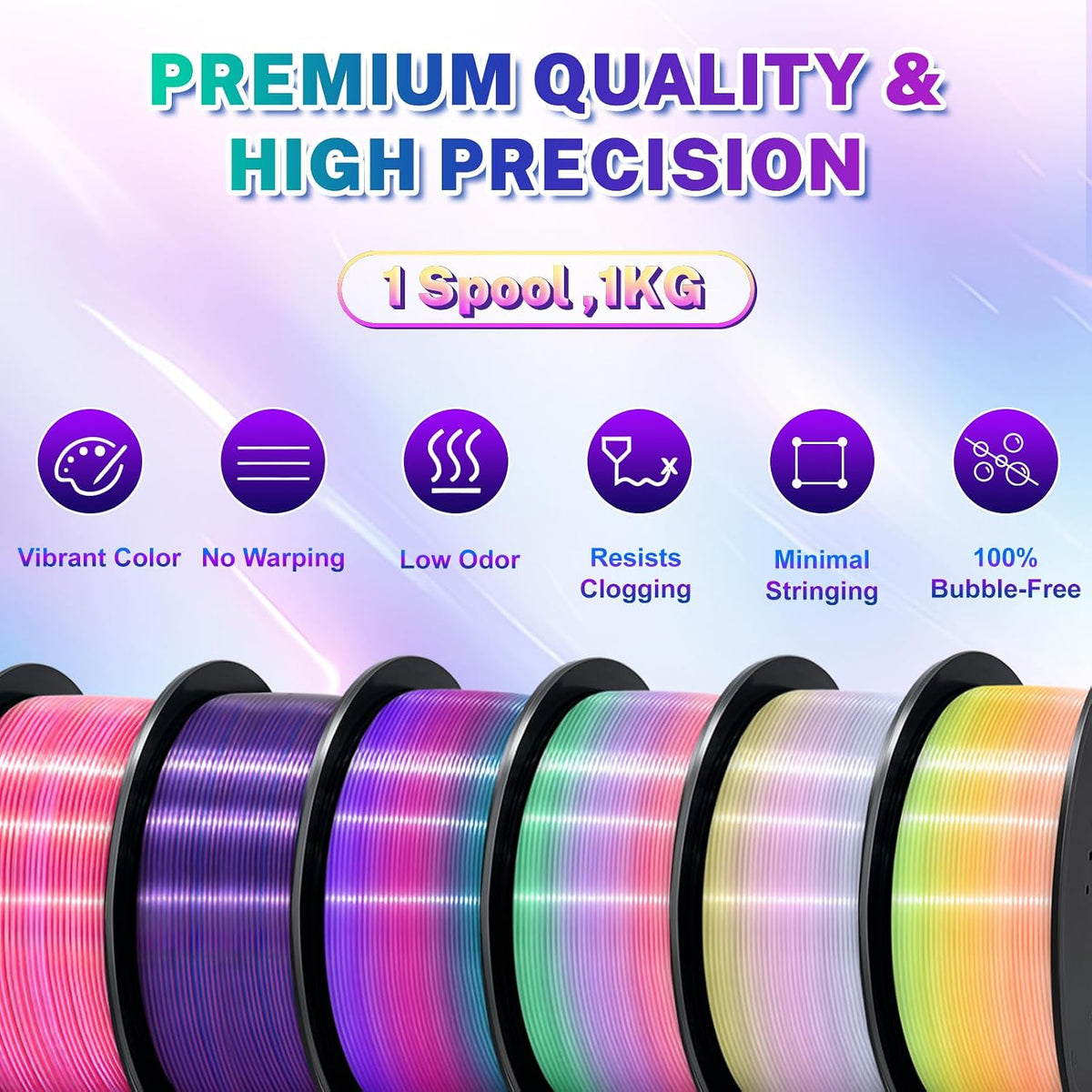 Colourbing -Filamento de impresión 3D PLA SILK-22