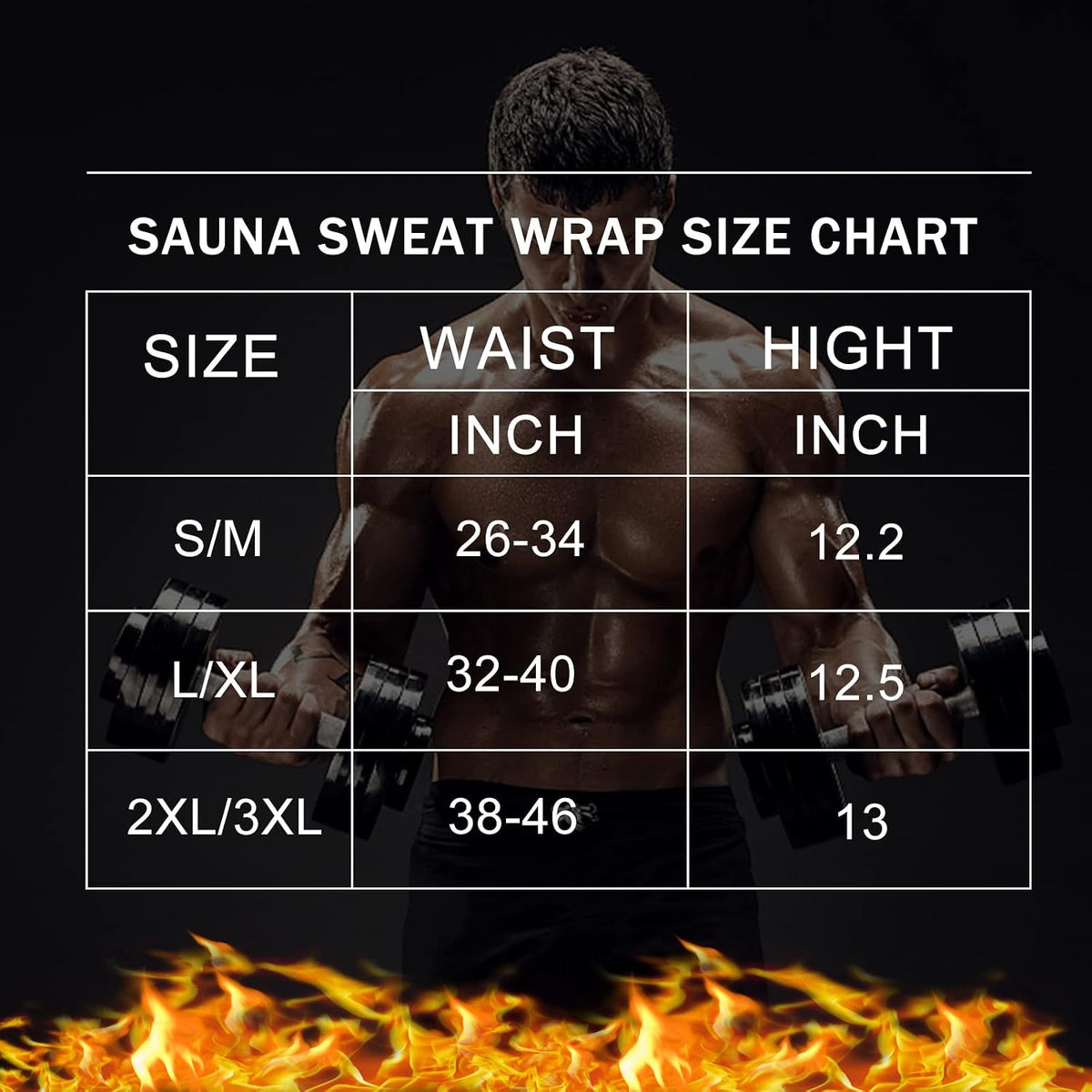 Cinturón Reductor de Cintura Premium para Hombres, Cinturón Sauna d...