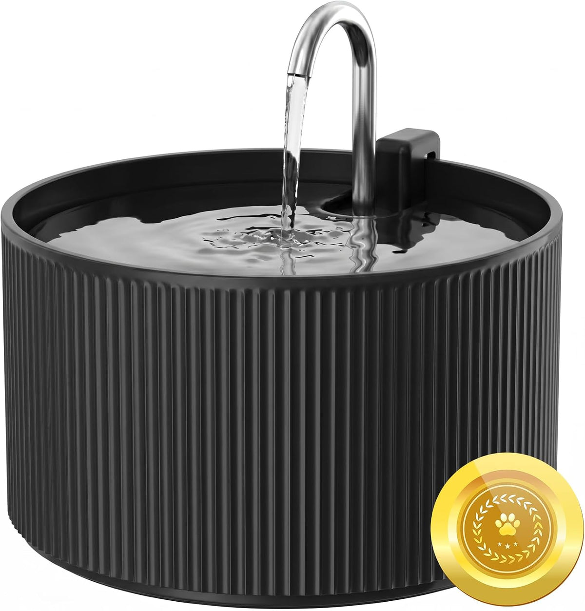 Fuente de agua de cerámica para gatos, 2.2L\/74 onzas, fuente autom...